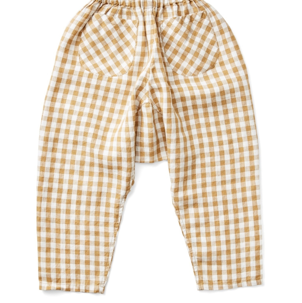 Soor Ploom Otto trousers in gingham 12 years